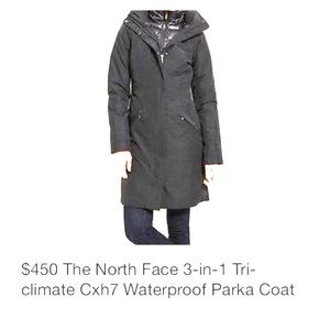 Women’s size M-North face triclimate coat